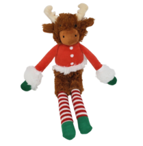 18&quot; Manhattan Toy Co Twiggies Christmas Moose Stuffed Animal Plush 2018 Long Leg - $23.75