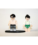 Building Beach Couple With Boogie Board Of 2s Minifigure Custom - $17.50 CAD