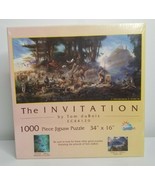 THE INVITATION Tom DuBois Jigsaw Puzzle 1000 Pieces NEW 34&quot; x 16&quot; SunsOut - $22.99