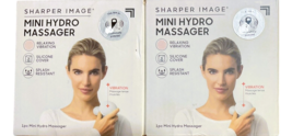 2 Sharper Image Mini Hydro Massager Waterproof Triple Node Relaxing Vibr... - $19.99