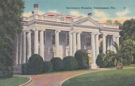 Tallahassee FL Florida Governor&#39;s Mansion Postcard E04 - £4.80 GBP
