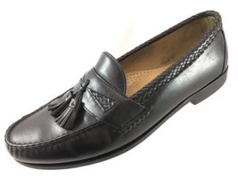 SH29 Allen Edmonds 11.5C Maxfield Black Leather Tassel Loafer Shoes USA ... - £21.85 GBP