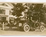 Well Dressed Family in 1910&#39;s Car with Chauffeur Photo  - $27.72