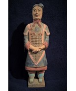 Large Vintage Chinese Terra Cotta Warrior - $48.00