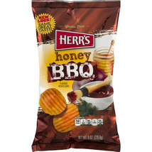 Herr's Honey BBQ Ripple Potato Chips, 7.75 oz. Family Size Bags - $30.64+