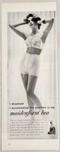 1959 Print Ad Maidenform Bras Lady Dreams She Accentuated the Positive New York - £12.60 GBP