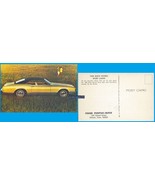 1968 BUICK RIVIERA SPORT COUPE VINTAGE COLOR POSTCARD - USA - GREAT ORIG... - $7.55