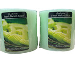 Candle Lite Fresh Melon Slice Candle 3&quot; x 3&quot; Pack of 2 - $19.99