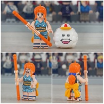 Nami with Zeus One Piece Wano Arc Minifigures Weapons and Accessories - £3.97 GBP
