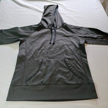 Reebok RN#104141 Men's Hoodie Gray Long Sleeve Drawstring Pullover Sweatshirt M image 7