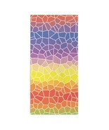 Mondxflaur Rainbow Abstract Hand Towels Absorbent for Bathroom 14x29 Inch - $17.82 CAD
