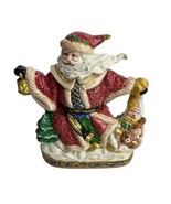 Fitz &amp; Floyd Omnibus Collection1994 Renaissance Santa 2.25 Qt Christmas ... - $54.44