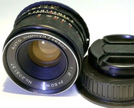 Mamiya 50mm f2 M42 manual Lens lens adapted to Canon EOS EF cameras T7i T8i 90D - $83.45