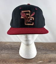Boston College Eagles Snapback Baseball Hat New Era Pro Model Black Red Vintage - £39.46 GBP