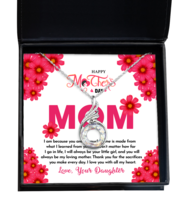 Mom Necklace I Am Because You Are Phoenix-MC-NL - £59.72 GBP