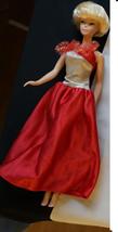 Barbie doll formal gown red and gold vintage princess dress purple B tag Mattel - £7.98 GBP