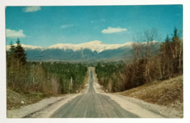 Snow Capped Mt. Washington Highway New Hampshire NH UNP Tichnor Postcard c1950s - £3.90 GBP