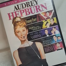 Audrey Hepburn 5-Film Collection DVD Tiffany&#39;s Funny Face Sabrina Roman Holiday  - £8.11 GBP