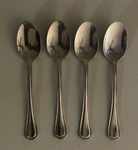 Oneida Stainless Flatware China Tress Hollis  4 Teaspoons Glossy - £15.22 GBP