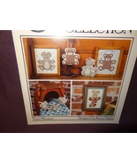 Bunny Bear Counted Cross Stitch Pattern Leaflet 22 1985 The Cricket Coll... - £7.89 GBP