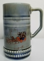 WADE Irish Porcelain Mug Tankard Stein STAGECOACH Made in Ireland 6.5&quot; 20 Fl Oz - $15.99