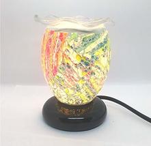 The Gel Candle Company Cracked Glass Colorful Pastels Mosaic Dimmable Fr... - $24.20