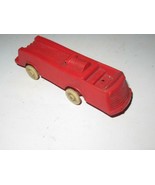VINTAGE WANNATOYS - RED RUBBER FIRE ENGINE  - GOOD - H12A - $6.24 CAD