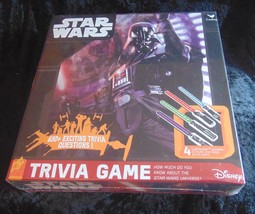 Star Wars Trivia Game with 4 Lightsaber puzzles New Sealed - £14.01 GBP