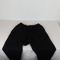 Mossimo Women Pants Casual Size L Black Rayon Blend Jogging Zipper Pocke... - £6.25 GBP