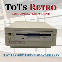 New Commodore 1581 Disk Drive Replica 3.5” W/ Power Supply and Power Select - $369.99