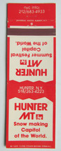 Hunter Mt. - Hunter, NY - Summer Festival - New York 20 Strike Matchbook... - £1.57 GBP