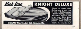 1957 Print Ad Rich Line Knight Deluxe 14&#39; Runabout Boats Richland,MO - $8.05