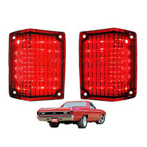 70 71 72 Chevy El Camino LED Driver Passenger Side Tail Brake Light Lens Pair - £70.74 GBP