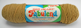 Vintage Red Heart Fabulend Wool/Acrylic Worsted Yarn - 1 Skein Camel - $7.55