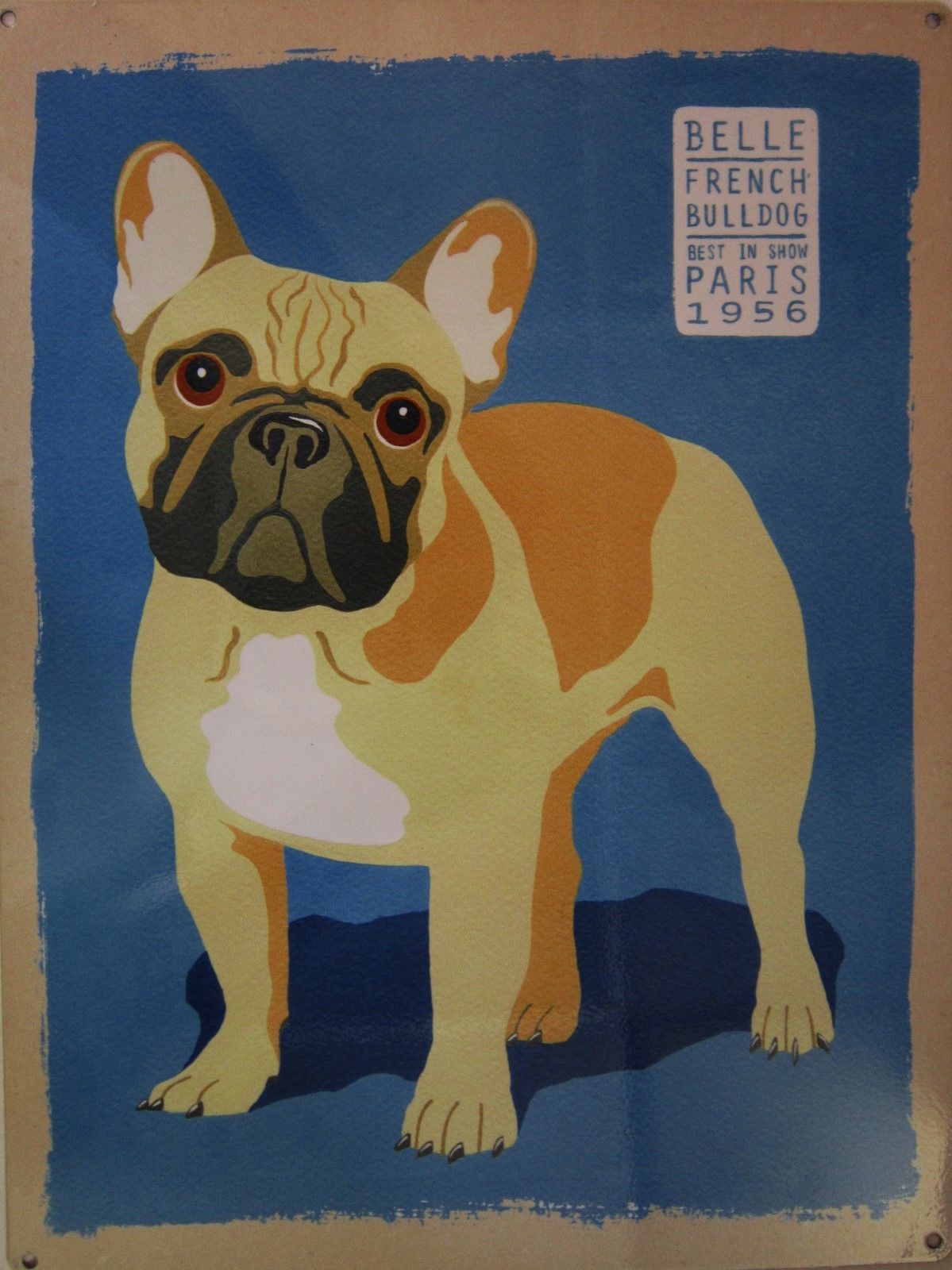 Belle French Bulldog Metal Sign - $19.95