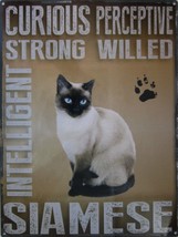 Siamese Cat Metal Sign - £15.19 GBP