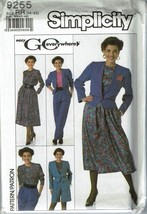 Simplicity Sewing Pattern 9255 Skirt Pants Shorts Jacket Misses Size 14-20 - £7.00 GBP