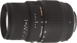 Sigma&#39;S 70-300Mm F/4-5.6 Dg Macro Motorized Telephoto Zoom Lens Is Suita... - $253.96
