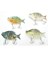 Realistic Swimming Fishing Lure Swim bait Multi Jointed Crank 6 Segments... - $355.49 MXN