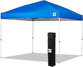 E-Z UP Envoy Instant Shelter Canopy, 10&#39; x 10&#39;, Roller Bag, 4-Piece Spike Set, - £132.41 GBP