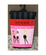 Spanx&#39; All Lined Up&#39; Tights Black Size E New Geometric Pattern - $26.96 CAD