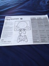 Sony PlayStation instruction manual softcover  - £11.76 GBP