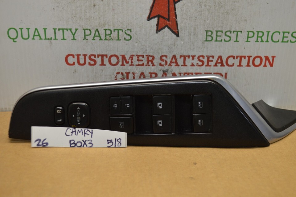 2015-17 Toyota Camry Driver Front Left Door Window 8482006120 Switch 518... - $43.11
