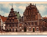 House of the Blackheads Riga Latvia UNP WB Postcard Z5 - £6.97 GBP