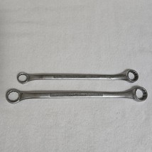 Lot Of 2 Craftsman 3/4x 7/8&quot; &amp; 15/16x1&quot; Combo End V-Series 12 PT. Wrench... - $34.60