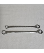 Lot Of 2 Craftsman 3/4x 7/8&quot; &amp; 15/16x1&quot; Combo End V-Series 12 PT. Wrench... - $34.60