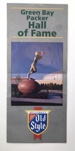 Vintage Green Bay Packers Hall of Fame Heileman&#39;s Old Style Pamphlet - £23.79 GBP