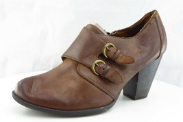 Born concept Boot Sz 6.5 M Low Cut Boots Brown Leather Women 48548 - £20.15 GBP