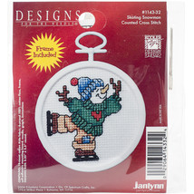 Janlynn Mini Counted Cross Stitch Kit 2.5&quot; Round-S - £11.02 GBP