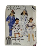 VTG McCall&#39;s Sewing Pattern 3389 Girls Pajamas Size Small Petite 1987 Uncut - £4.36 GBP